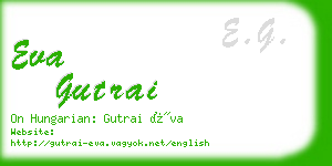 eva gutrai business card